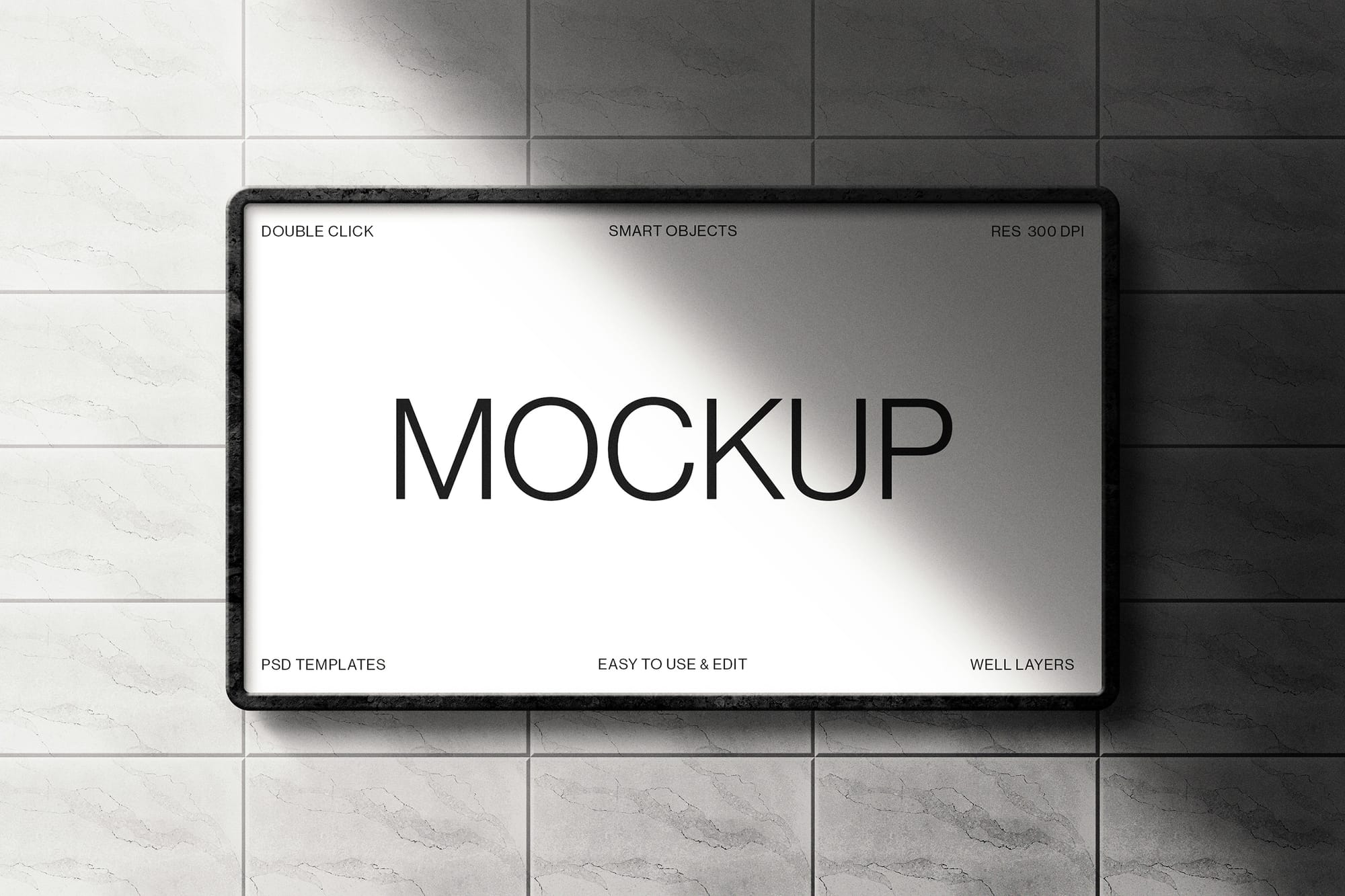 Billboard Mockup with Shadow