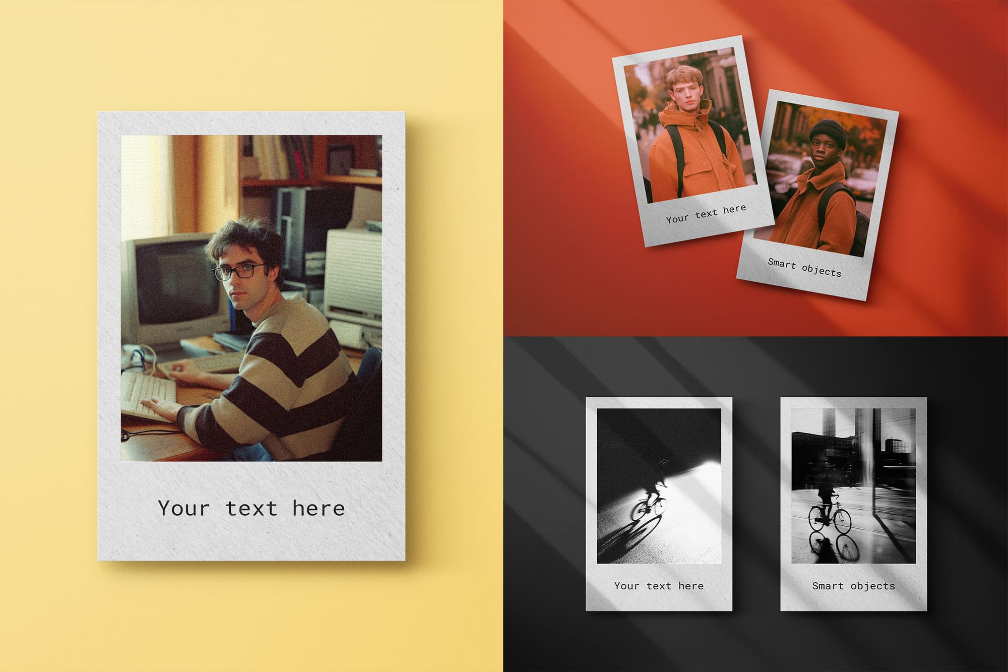 Vintage Polaroid Mockup Set