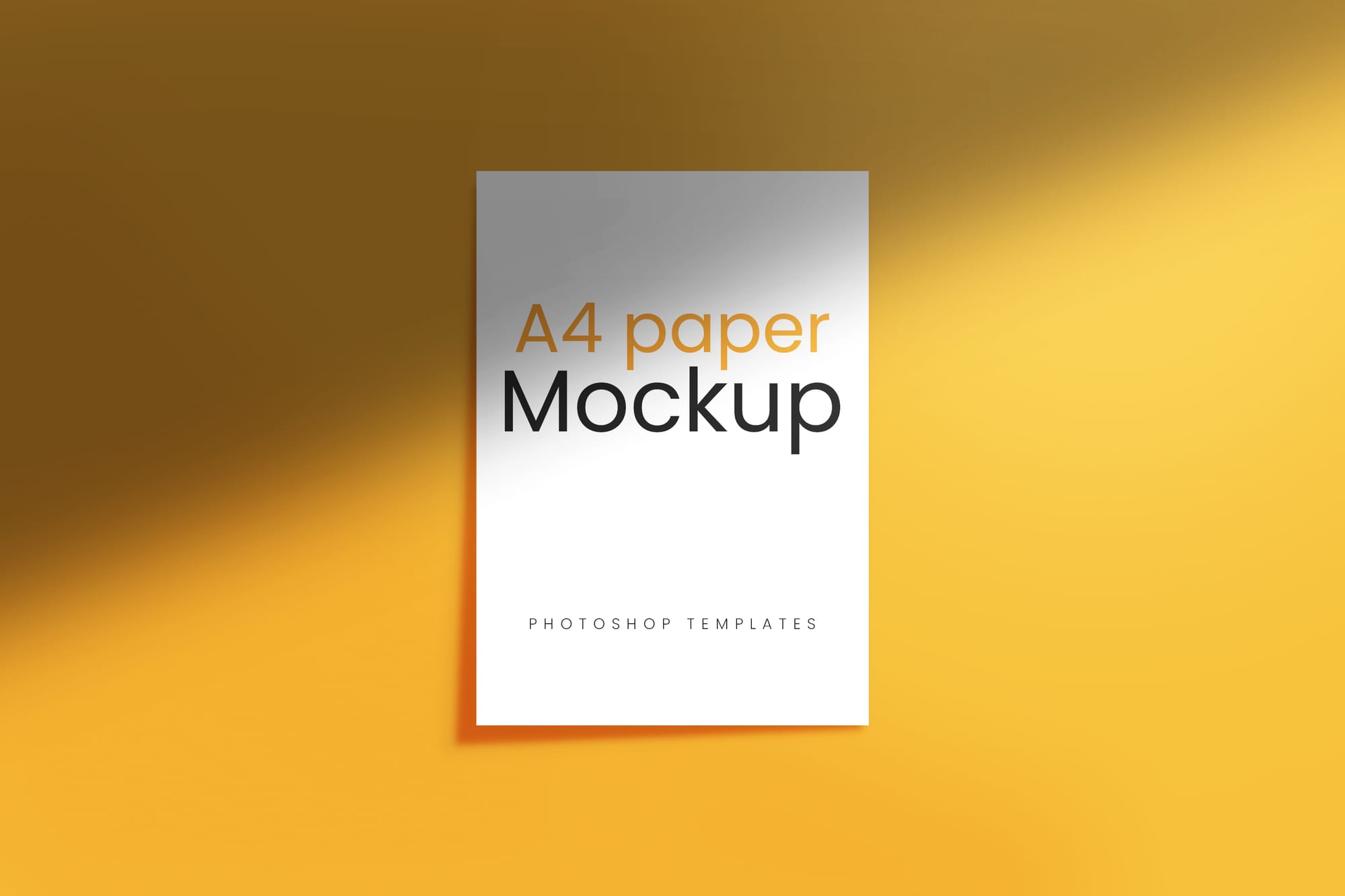 A4 Poster Mockup