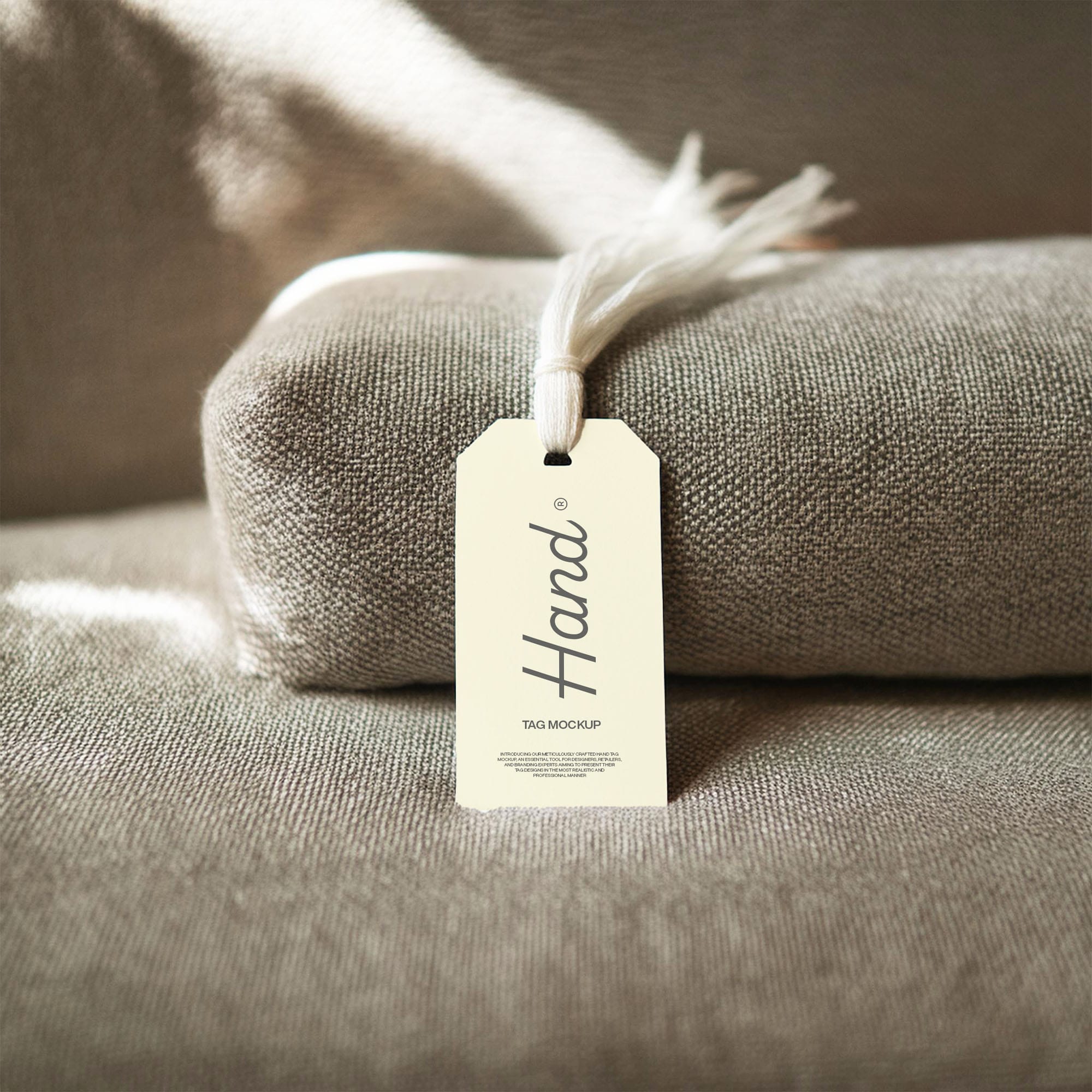 Brand Hand Tag Mockup