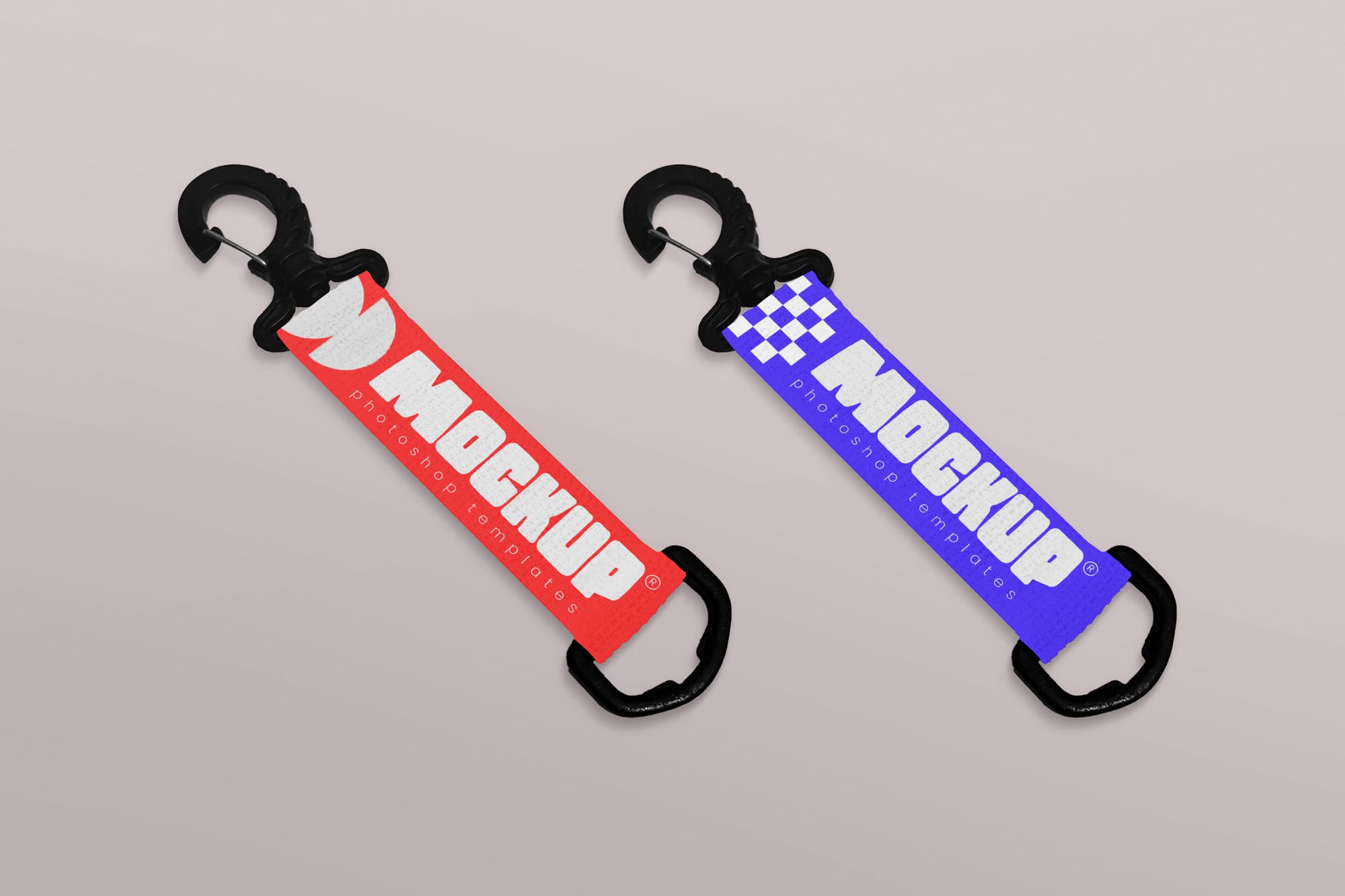 Key Fob Strap Mockup with Custom Colors