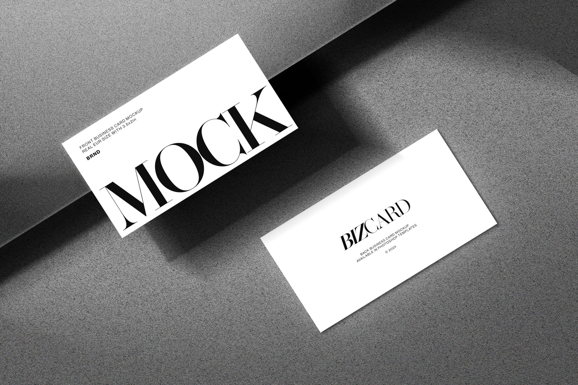Photo Realistic Business Card Mockup