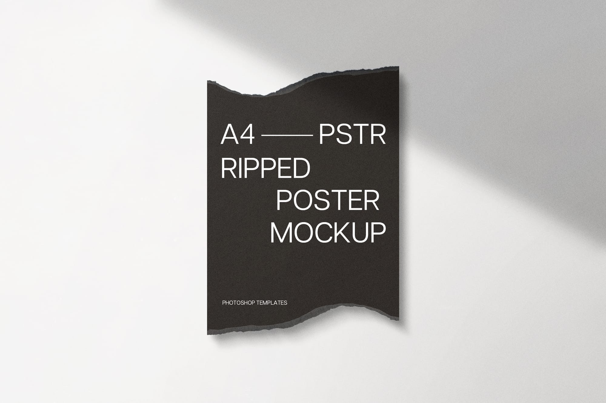 Torn Edge A4 Poster Mockup