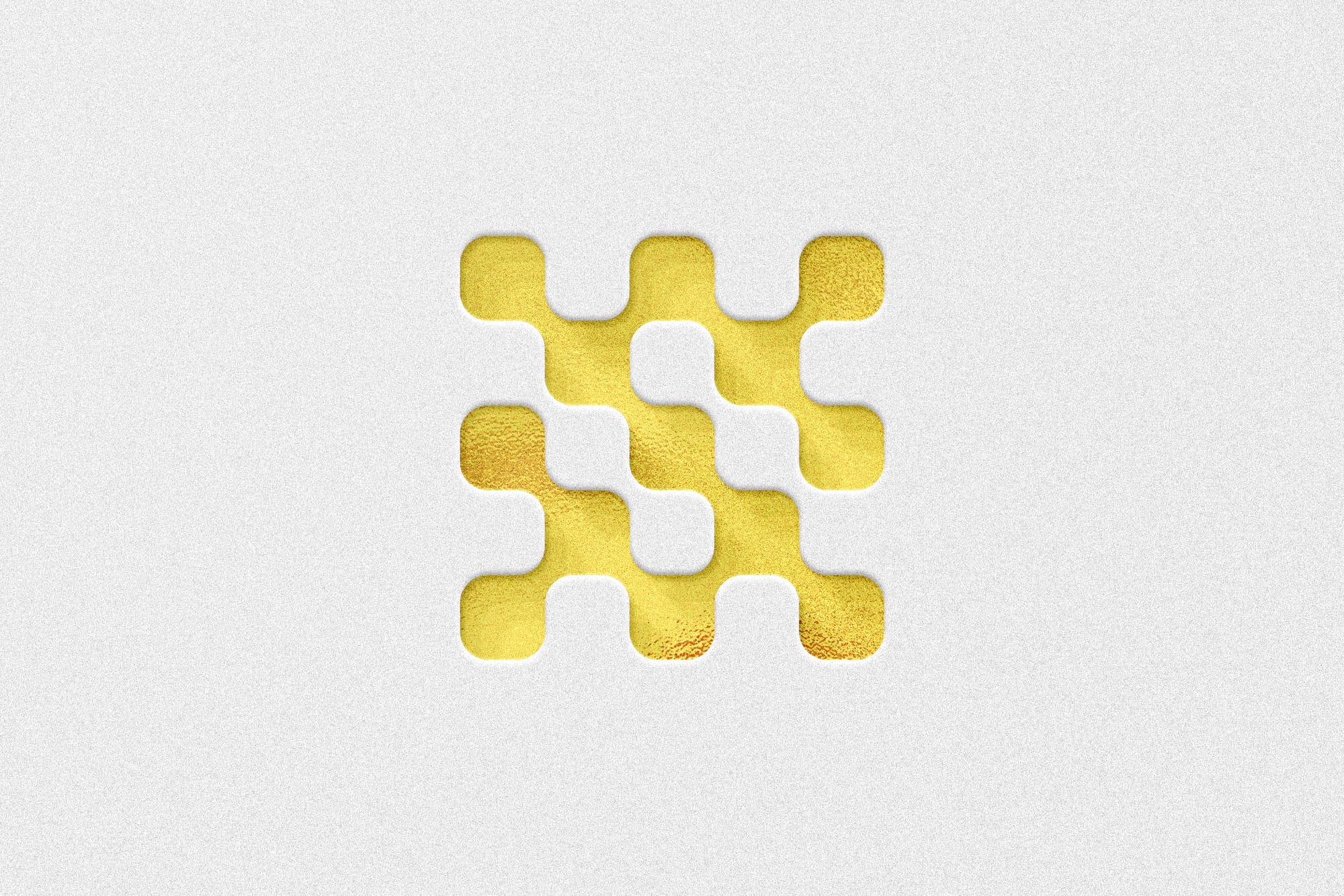 Gold Foil Logo Mockup