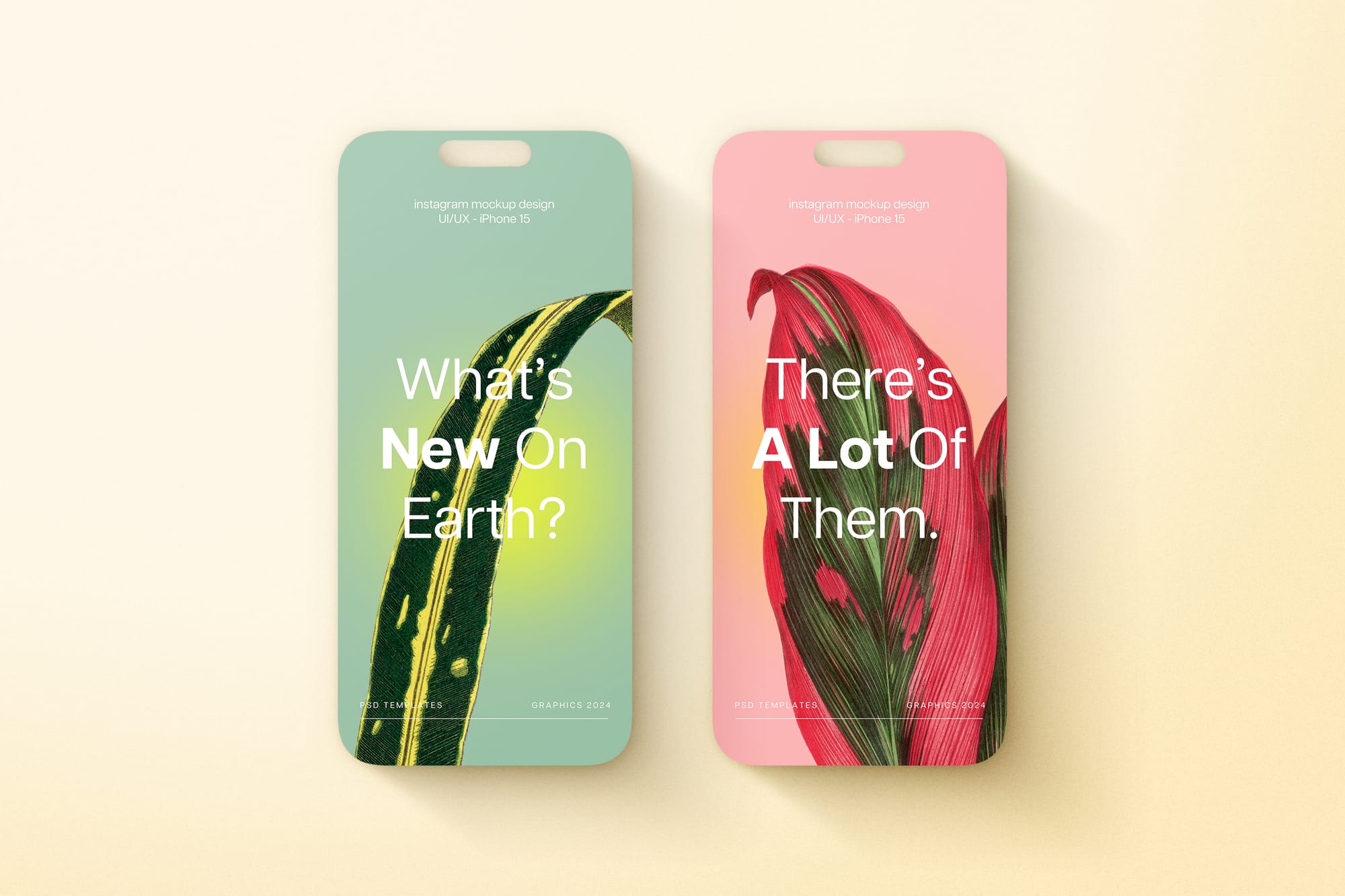 Nature Instagram Story Mockup