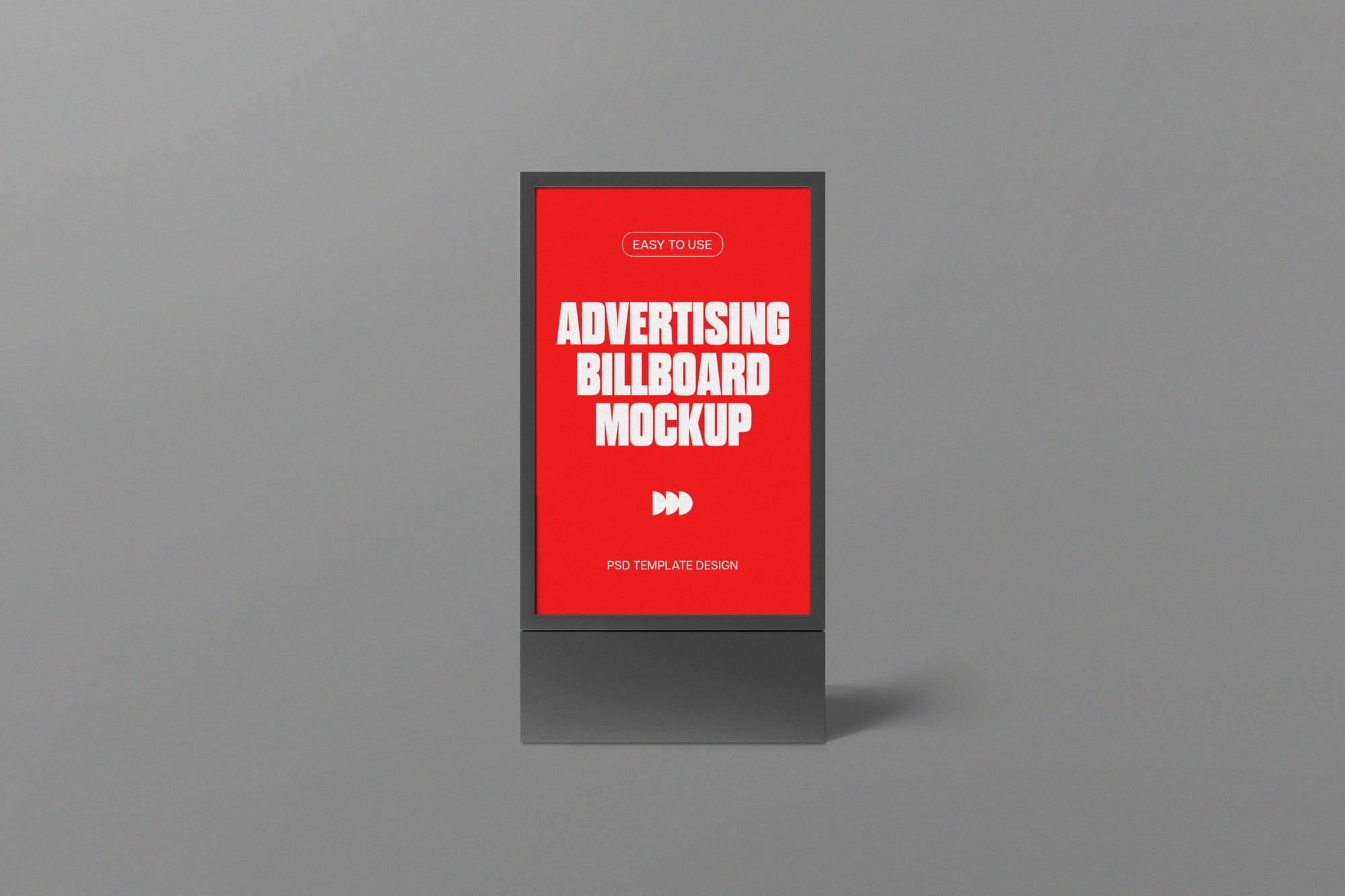 Minimal Advertising Billboard Mockup