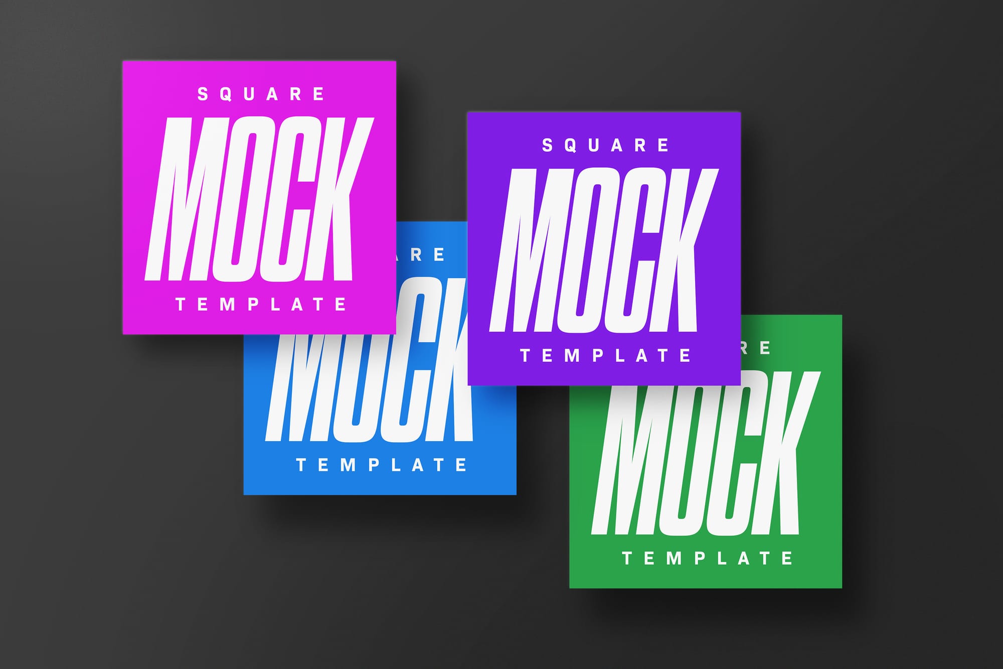 Bright Square Mockup