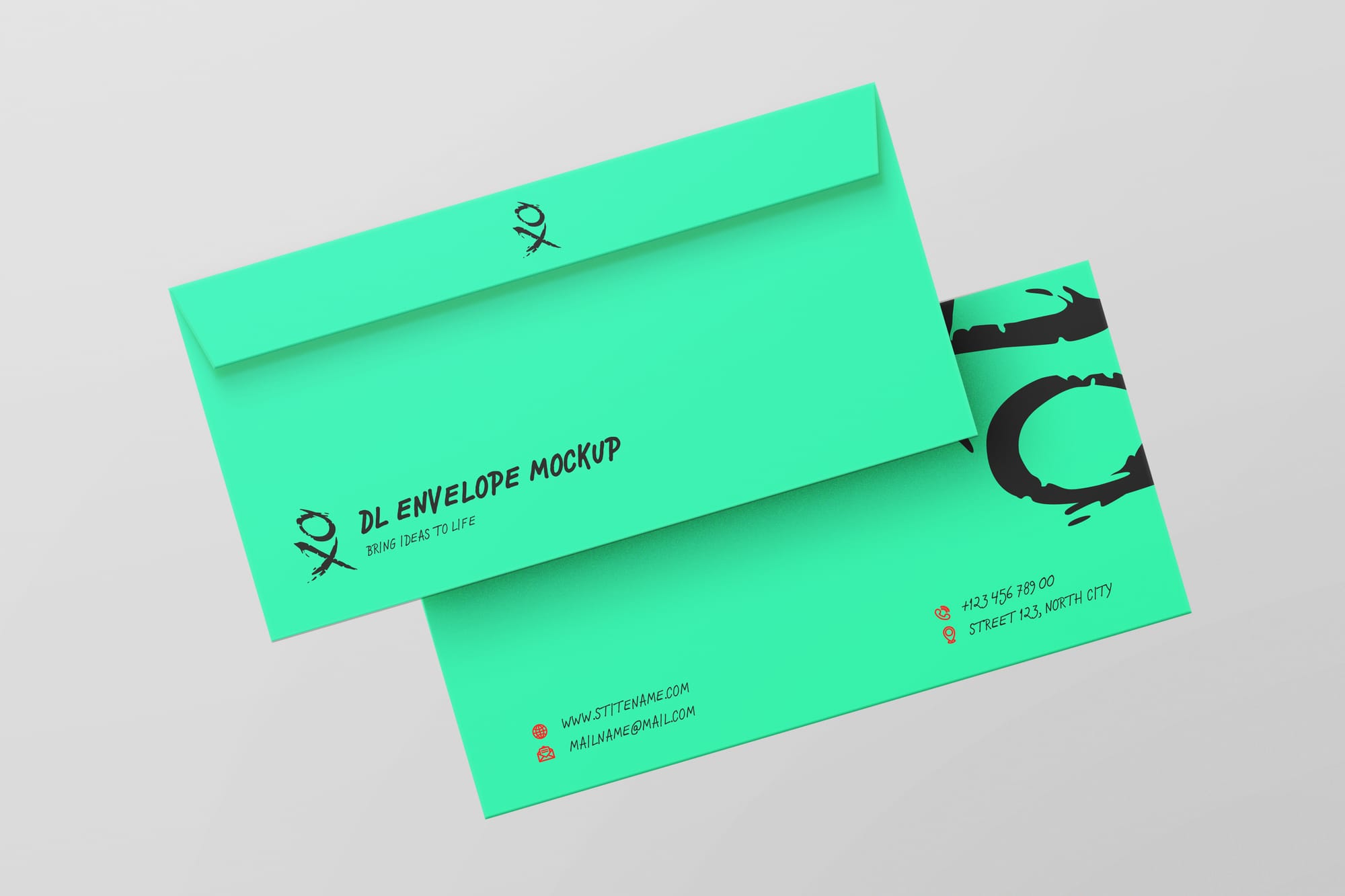 DL Envelope Mockup