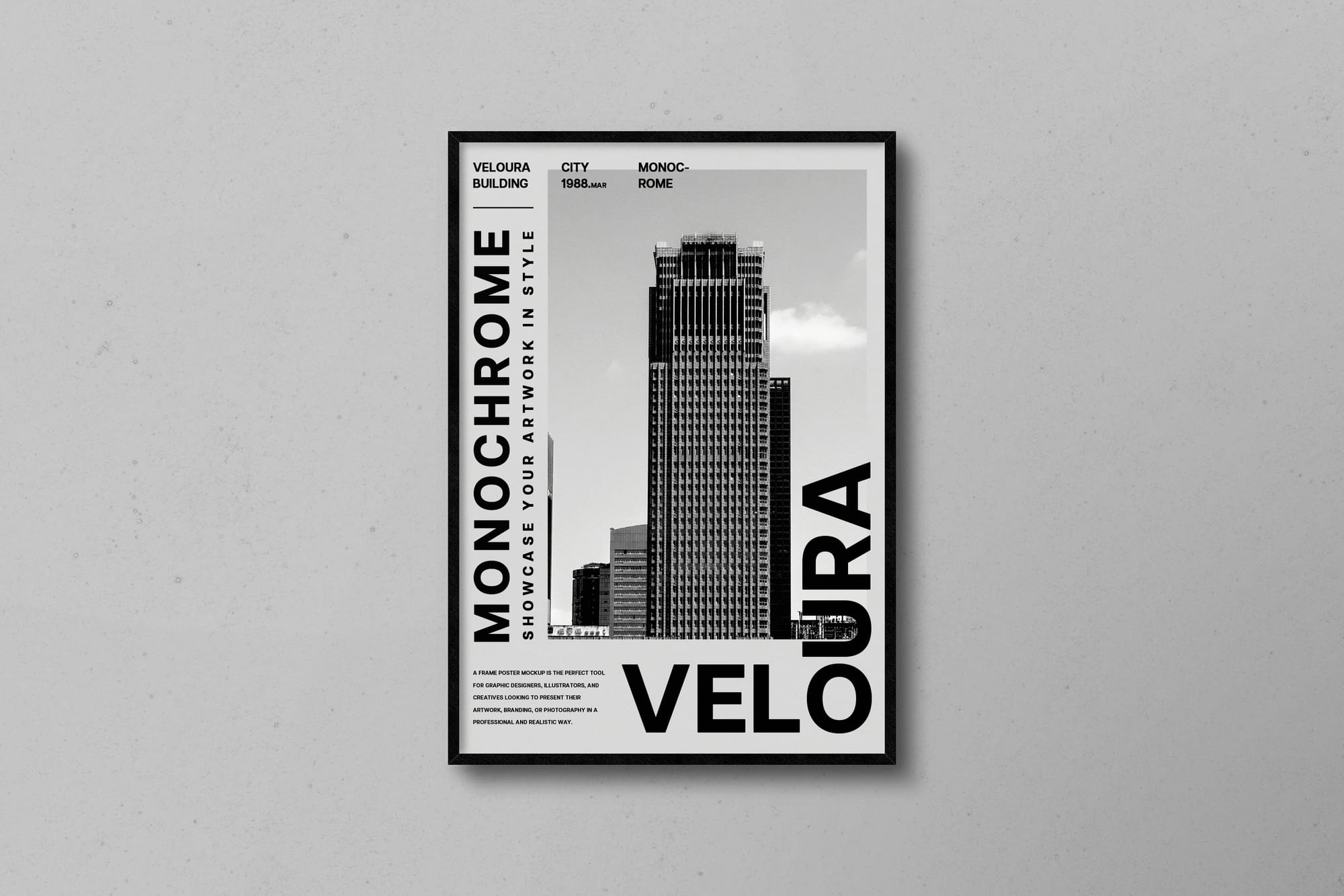 Simple Frame Poster Mockup