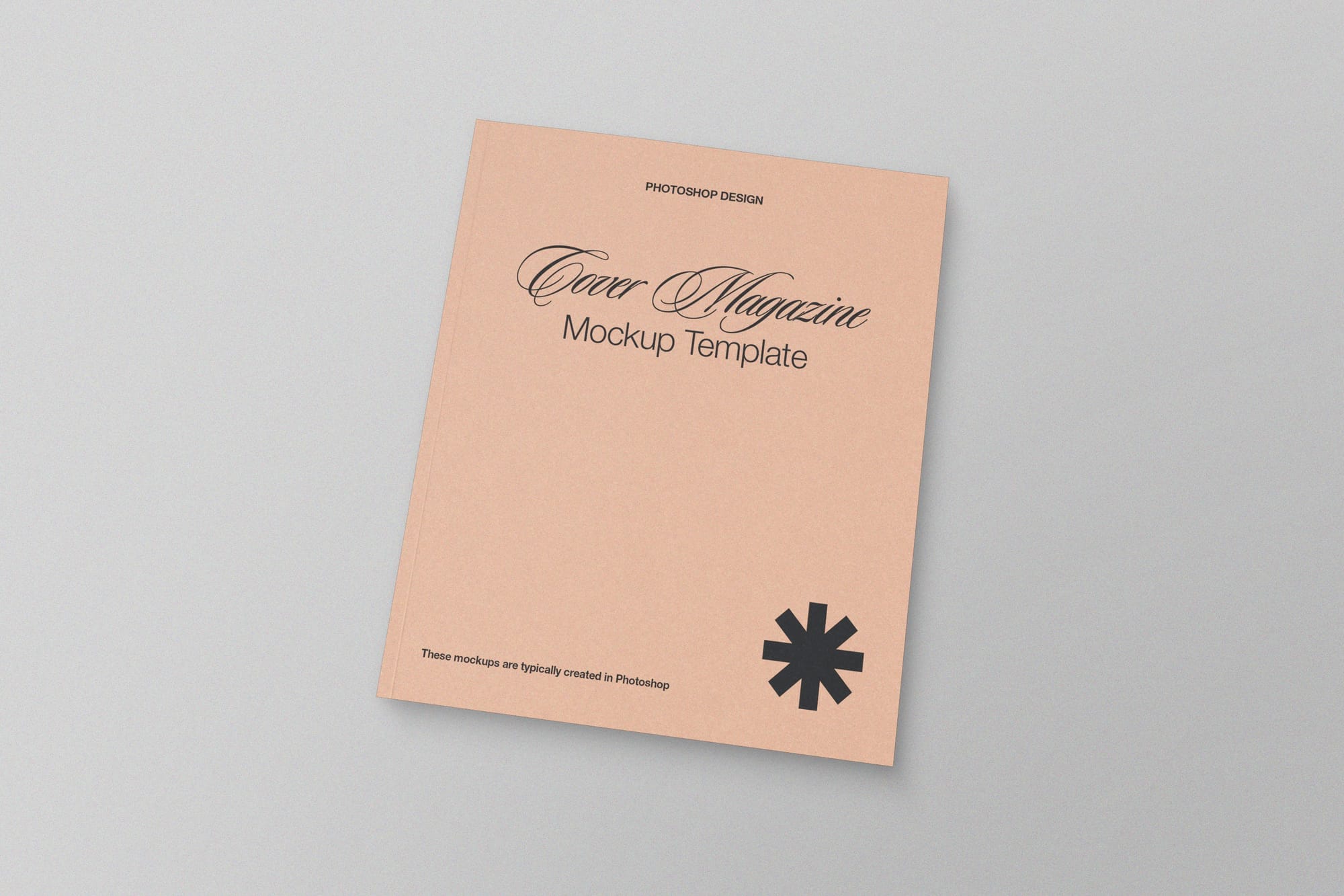 Simple Magazine Cover Mockup