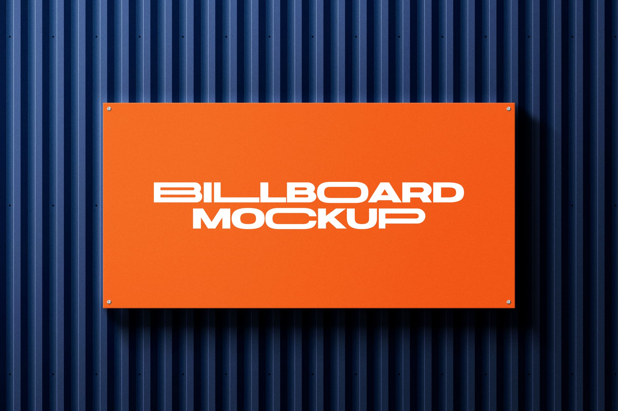 Billboard Mockup on Container