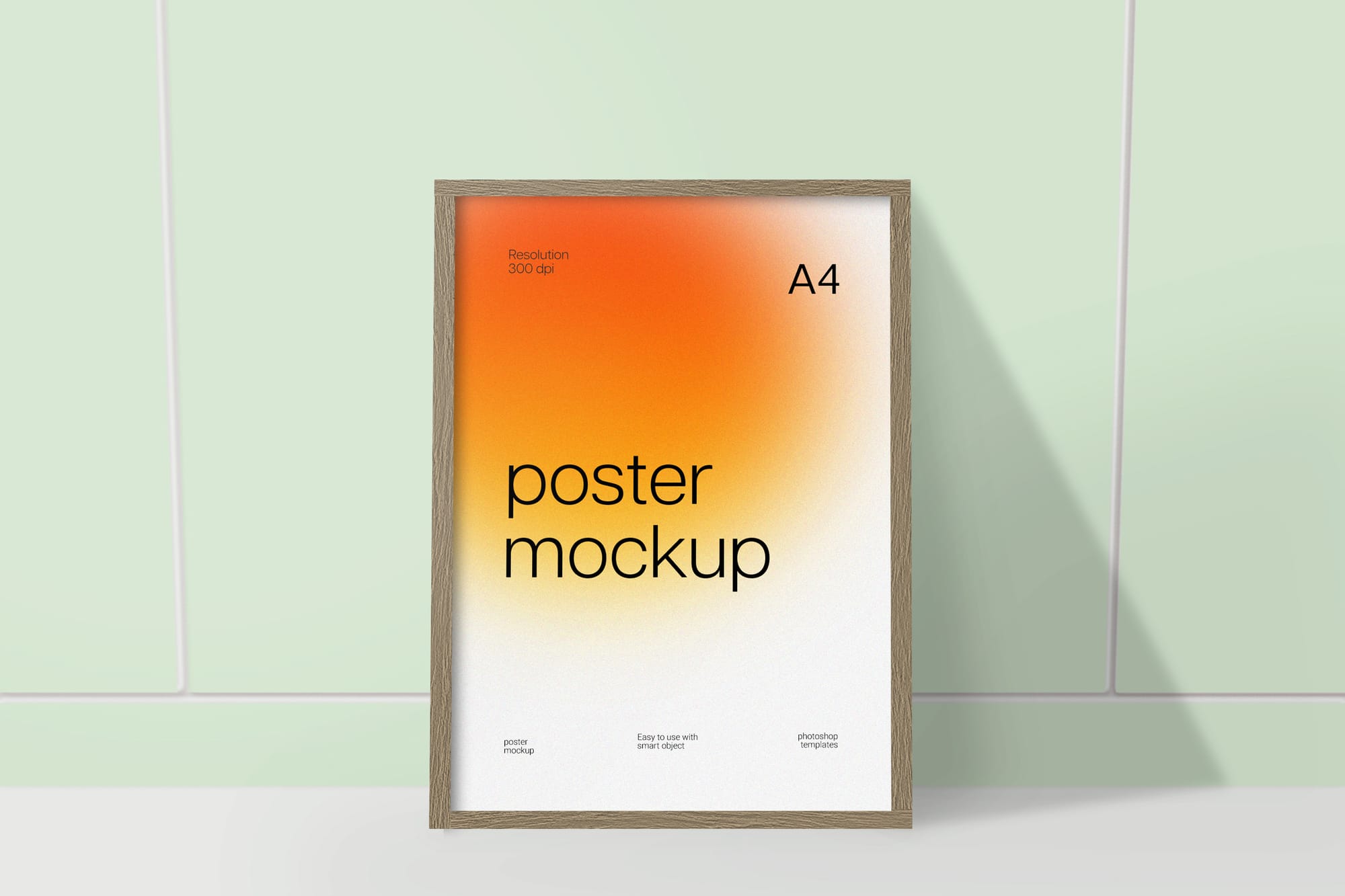 Aesthetic Frame Poster Mockup
