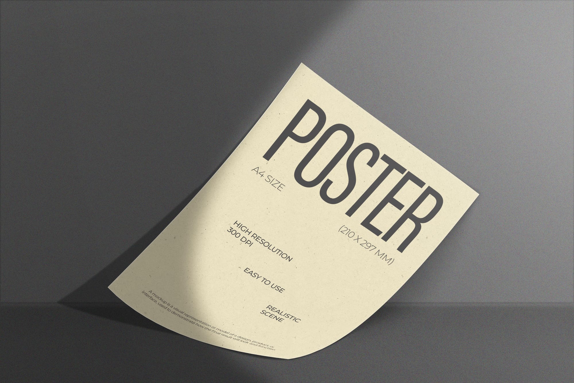 Standout Poster Mockup