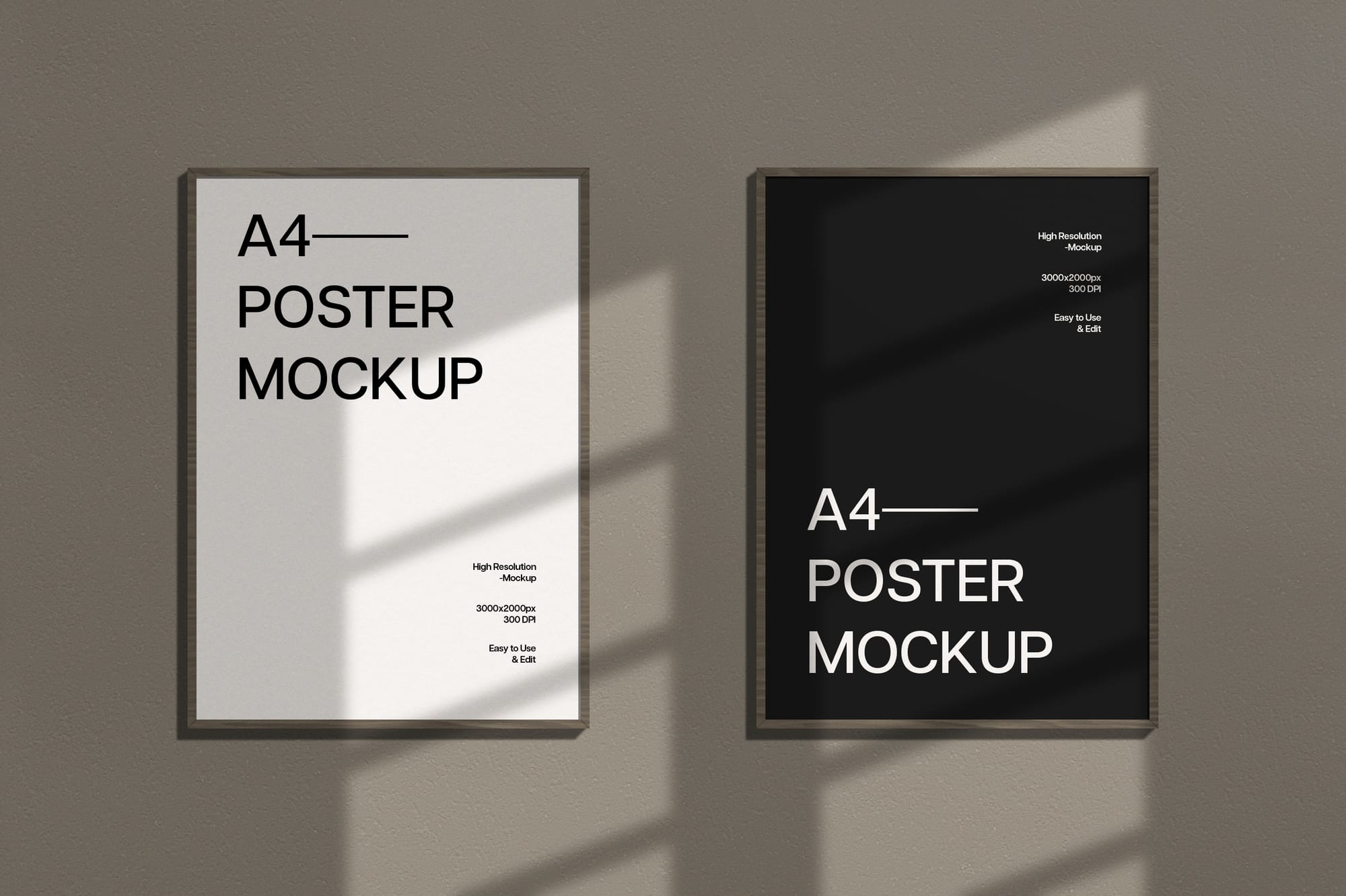 Authenthic Frame Poster Mockup