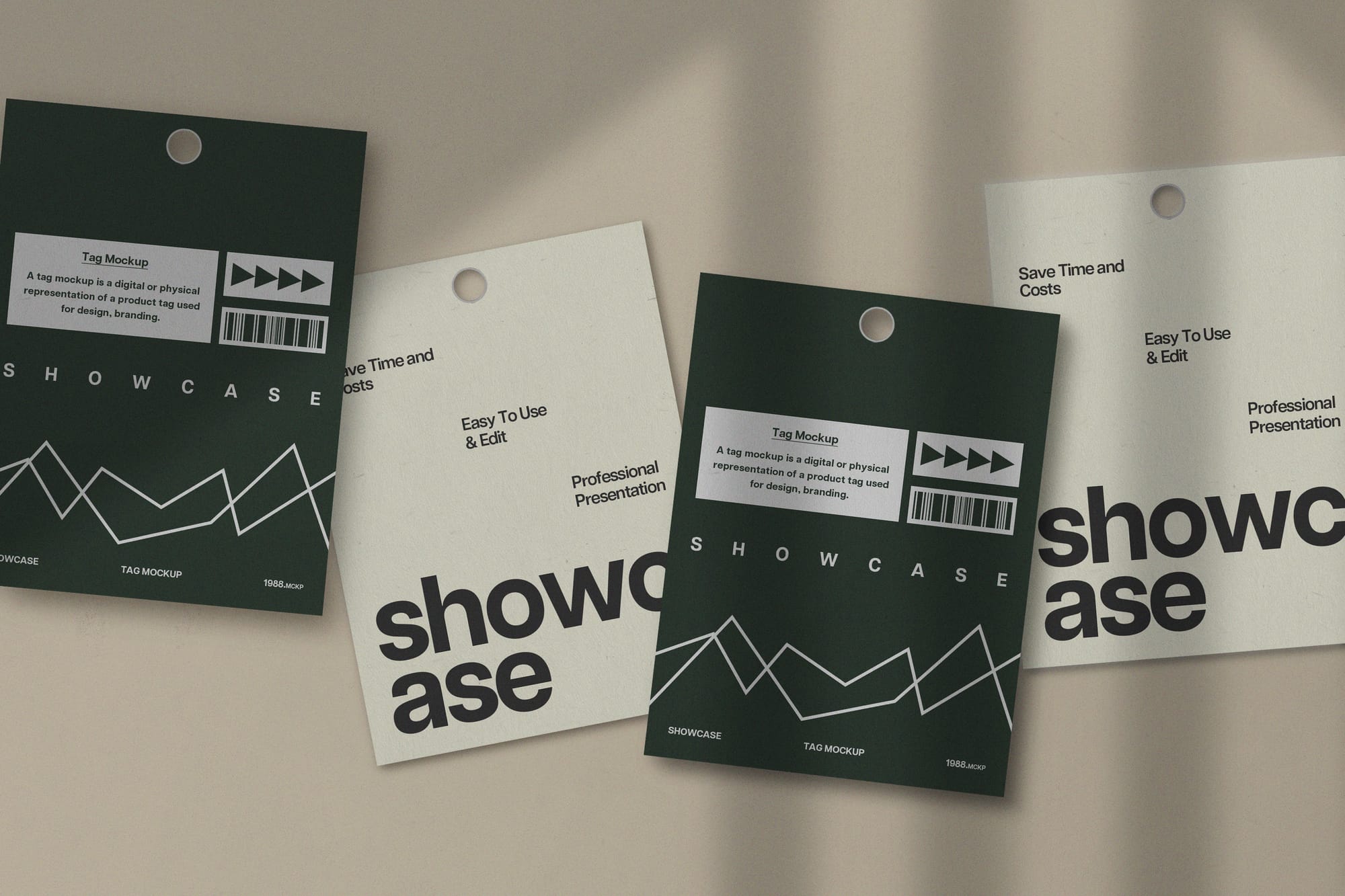 Elegant Tag Mockup