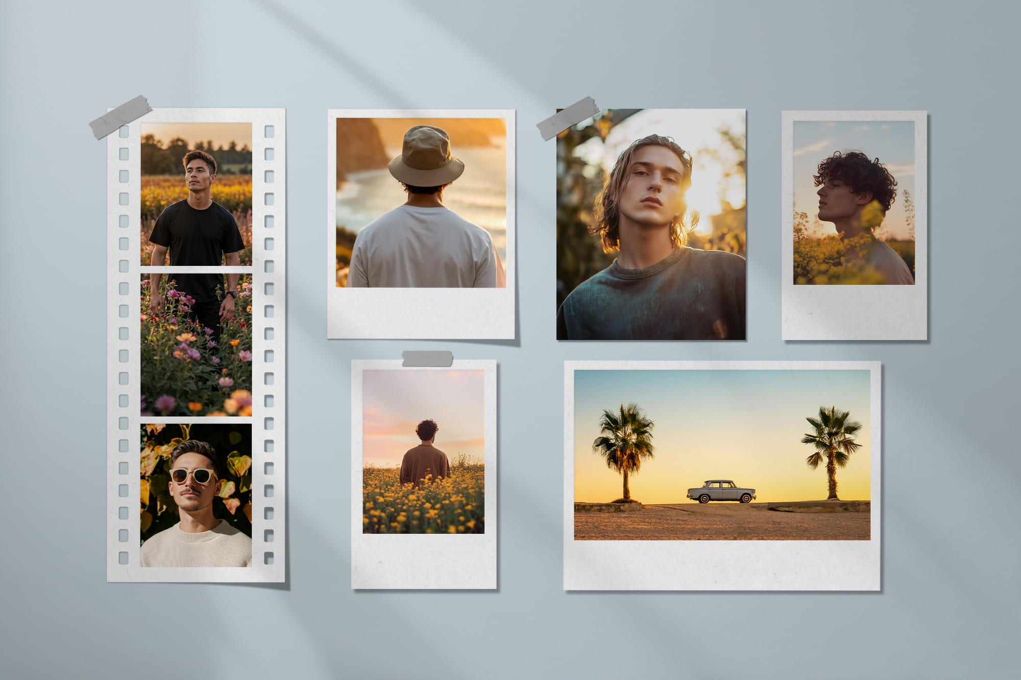 Artistic Moodboard Mockup