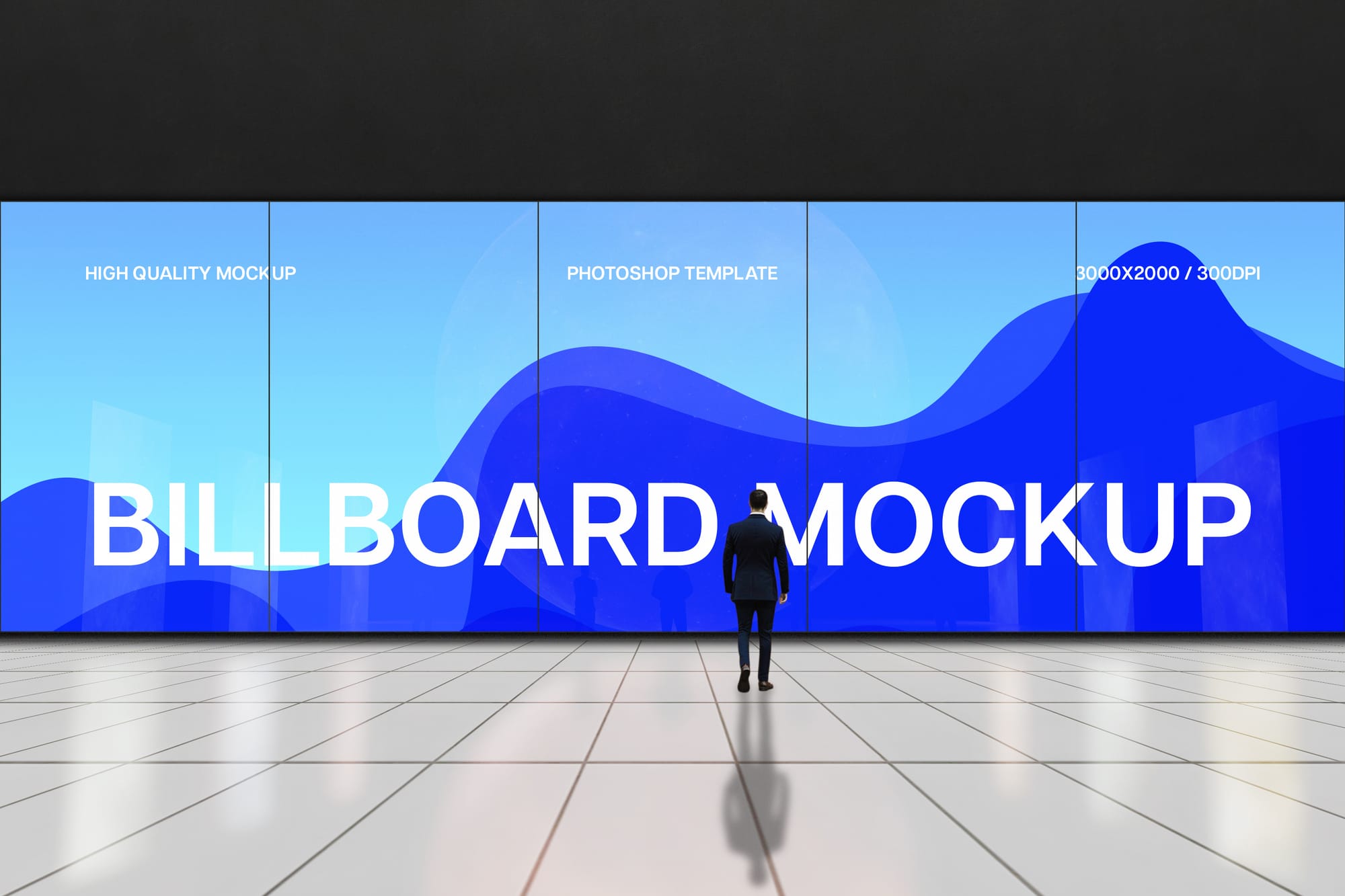 Horizontal Billboard Mockup