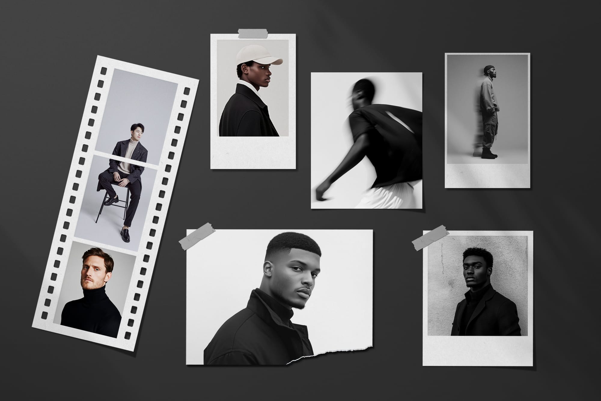 Photorealistic Moodboard Mockup