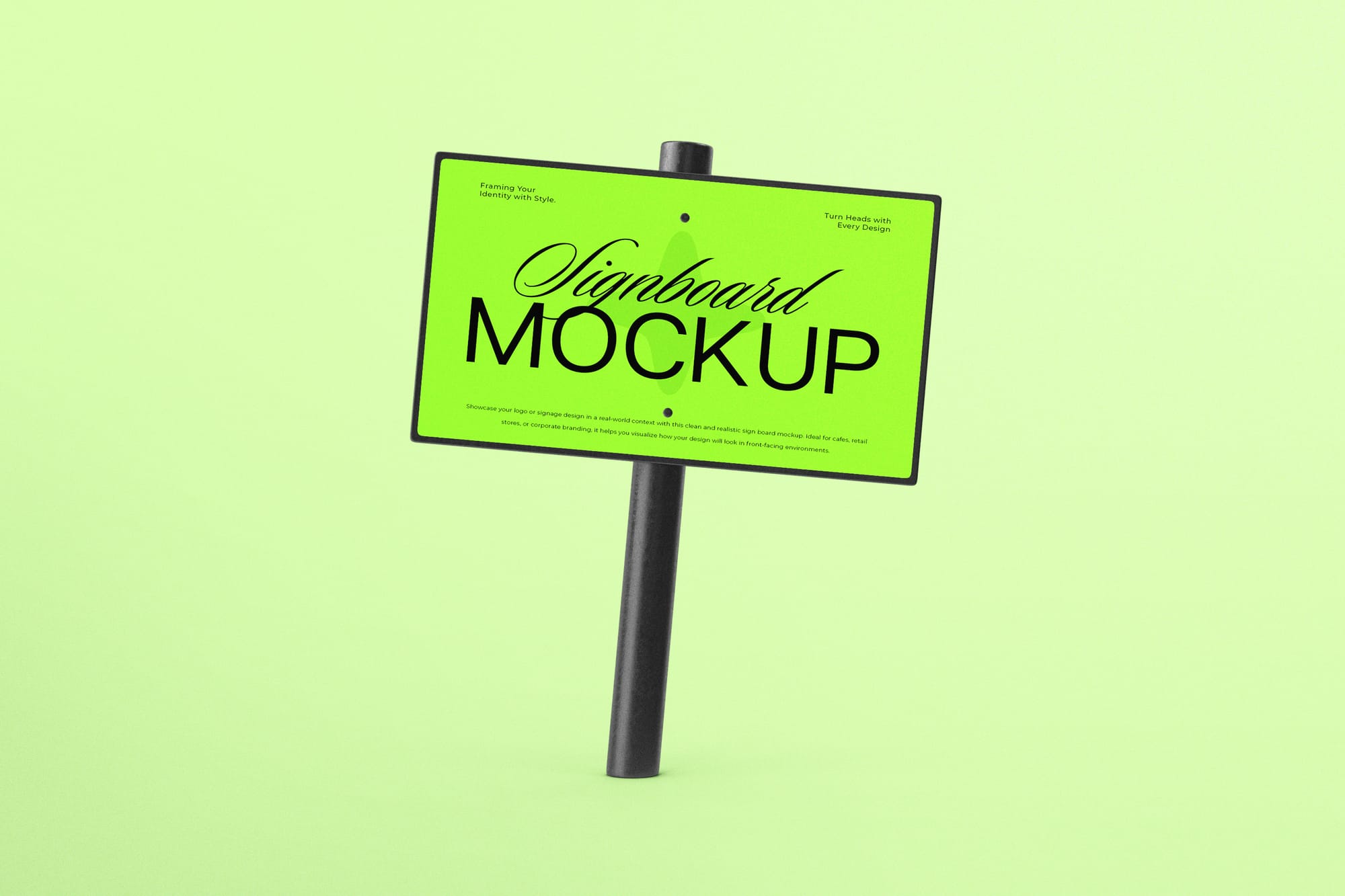Minimal Signboard Mockup Set