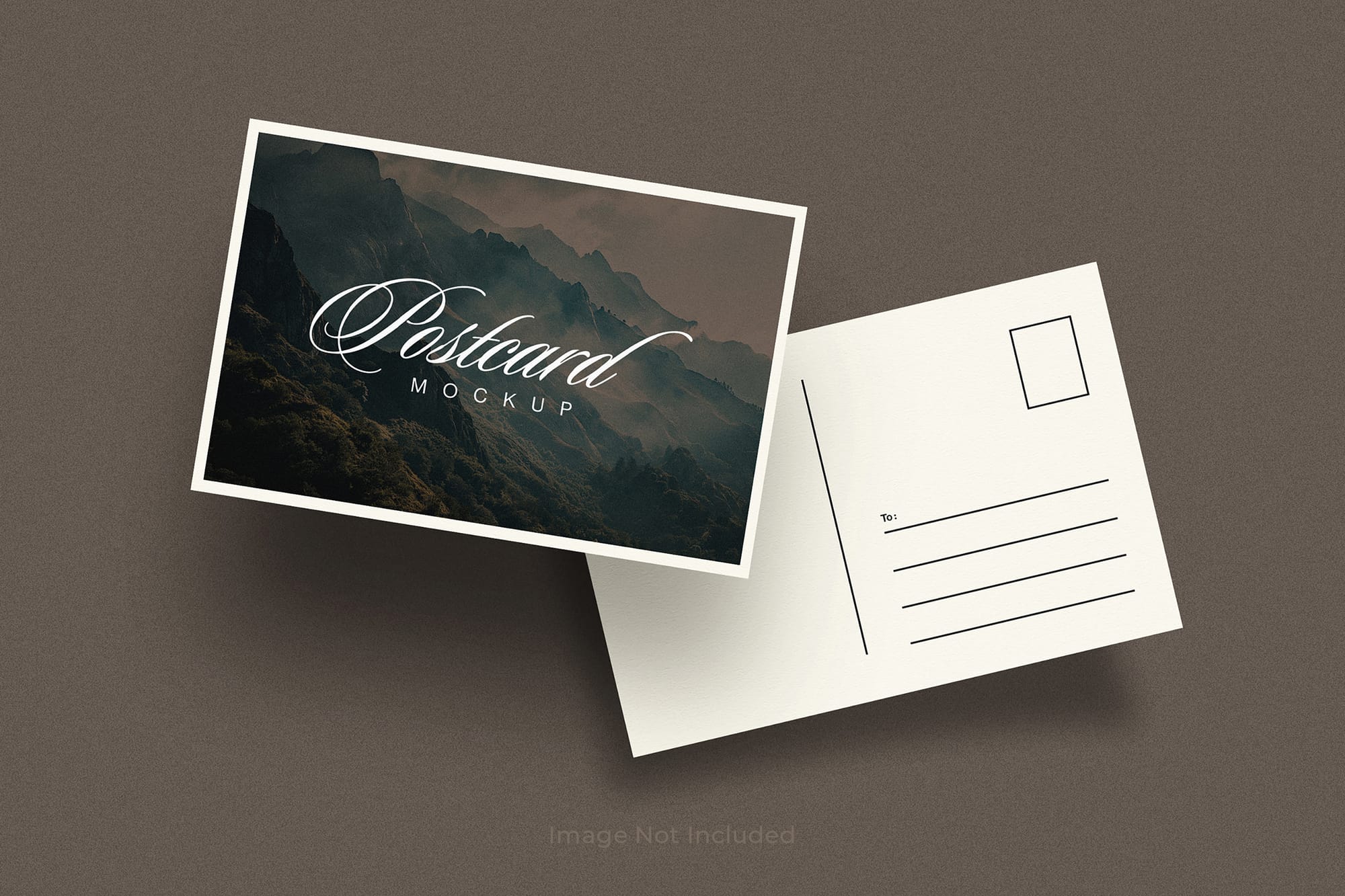 Exclusive Postcard Mockup