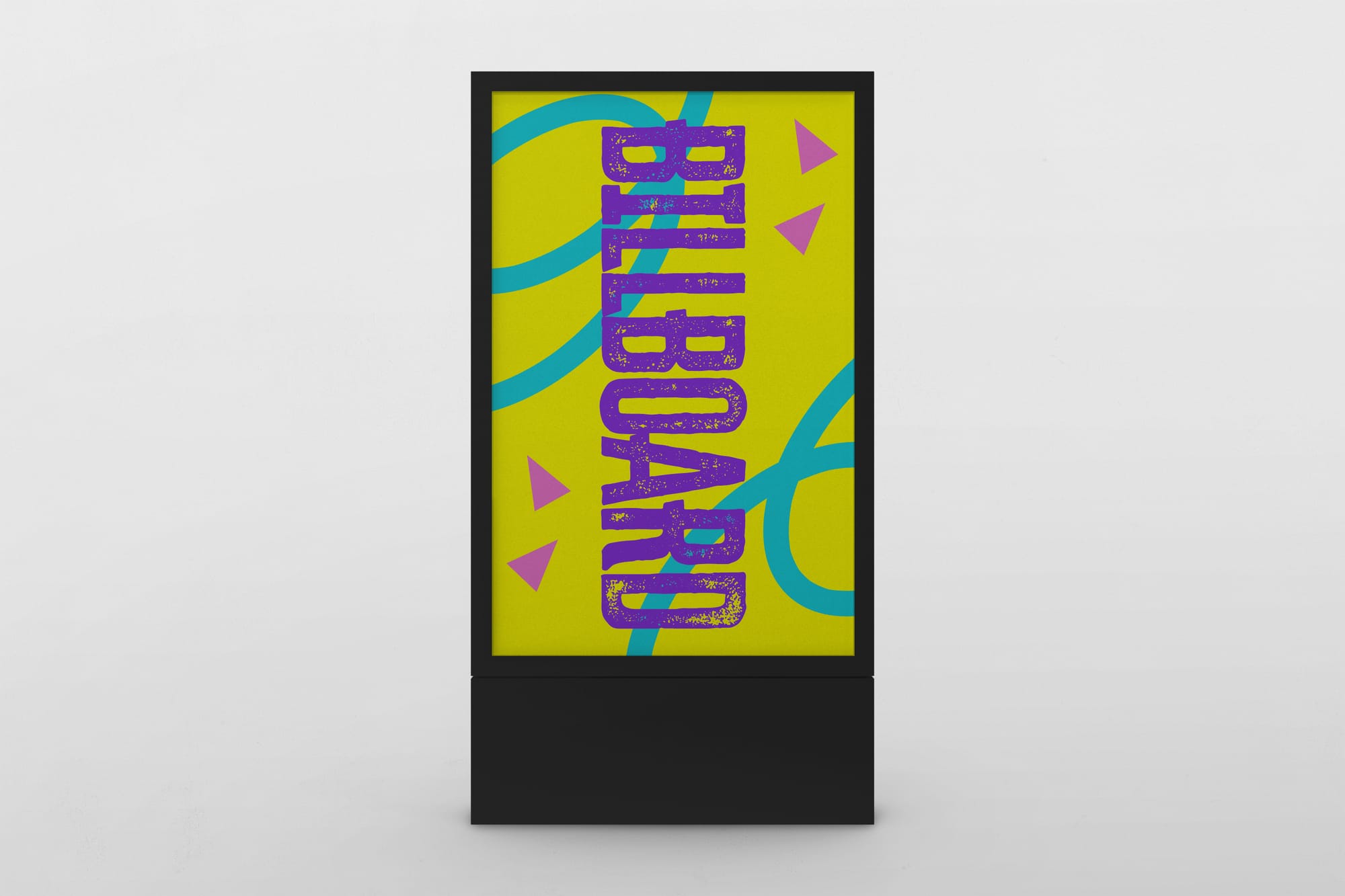 Minimal Digital Signage Mockup