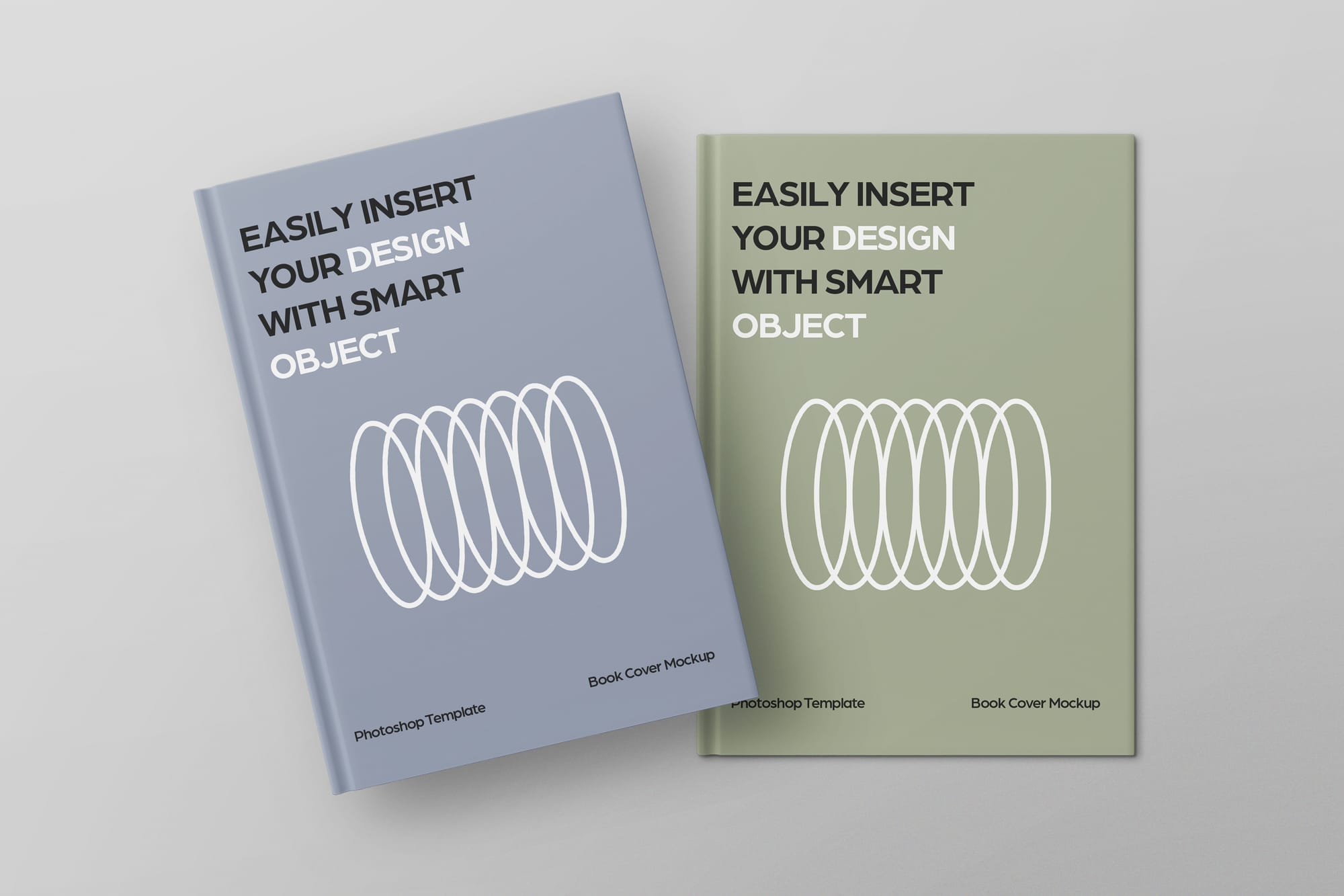 Soft Book Cover Mockup Set