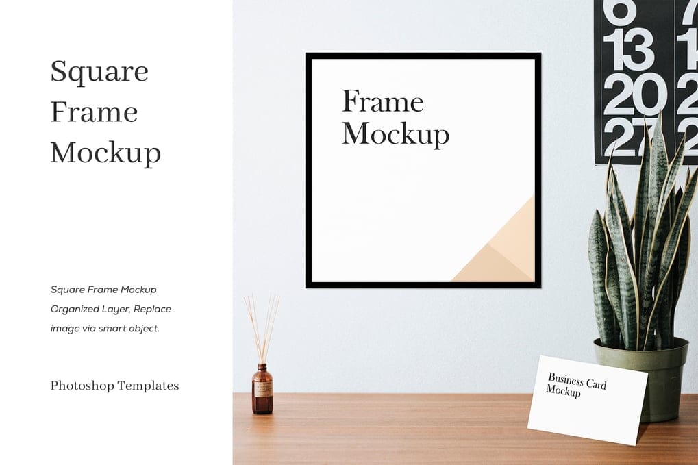 Square Frame Mockup