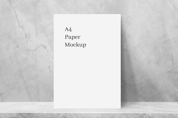 A4 Paper Mockups