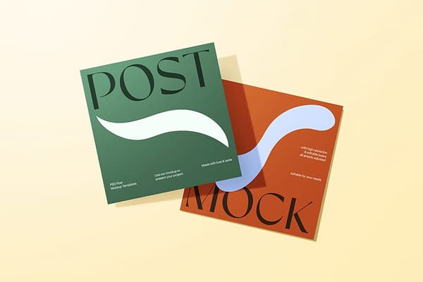 Brand Color Instagram Post Mockup