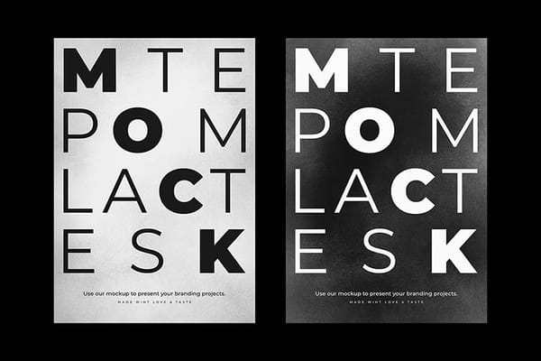 Branding Presentation Poster Mockup