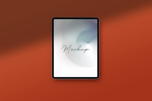 Branding Rust Color iPad Mockup