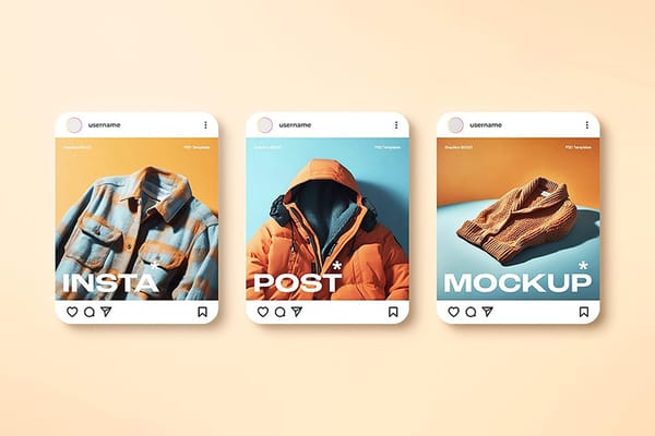 Instagram Post UI Mockup