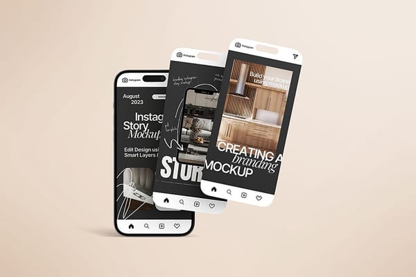 Instagram Story Device Mockup
