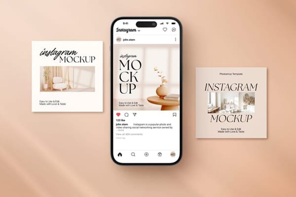 Minimal Instagram Mockup