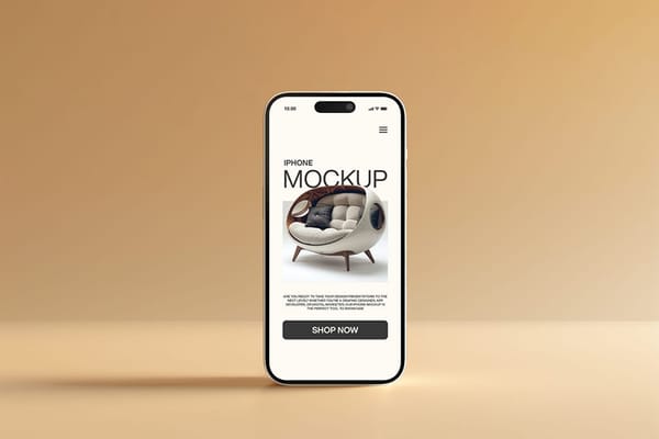 Minimal Stand Iphone Mockup