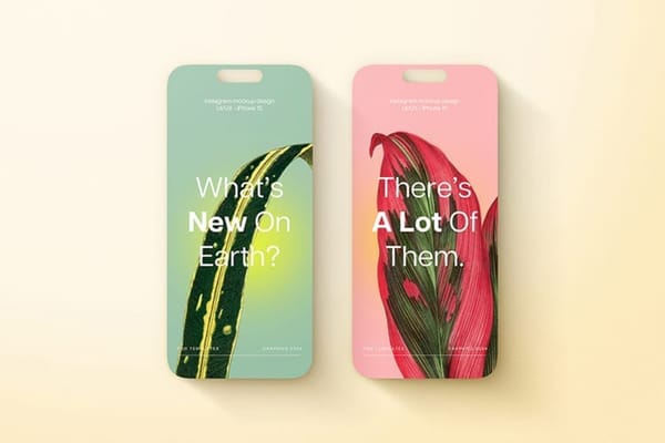 Nature Instagram Story Mockup
