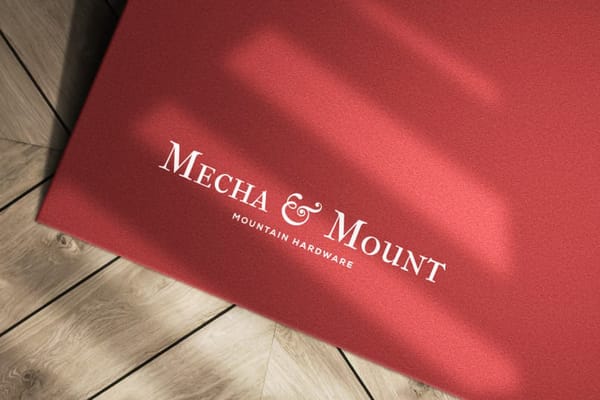 Red Logo Mockup