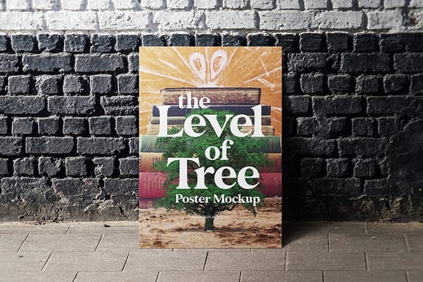 The Level of Tree Poster Mockup