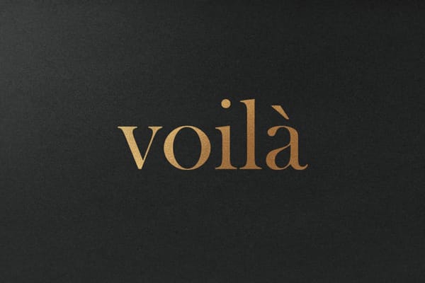 Voila Logo Mockup