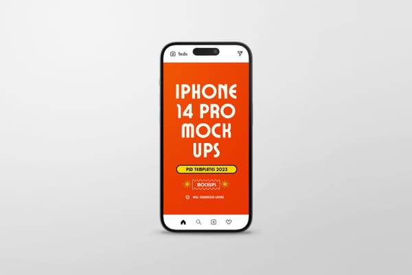 iPhone 14 Pro Mockup