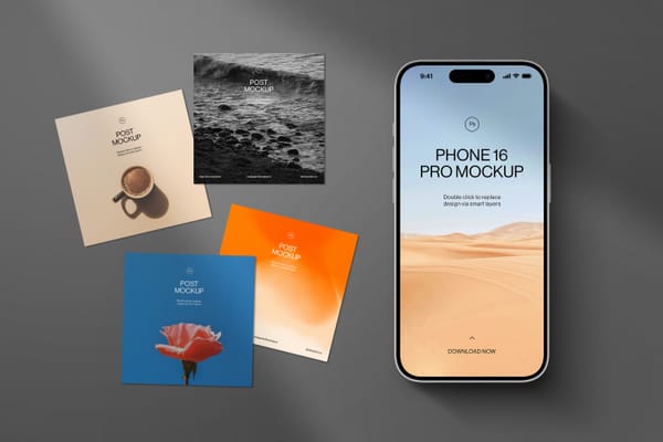 Instagram Moodboard Post Mockup