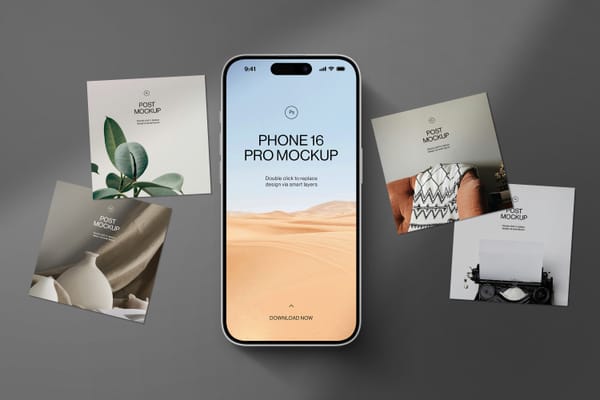 Instagram Moodboard Post Mockup