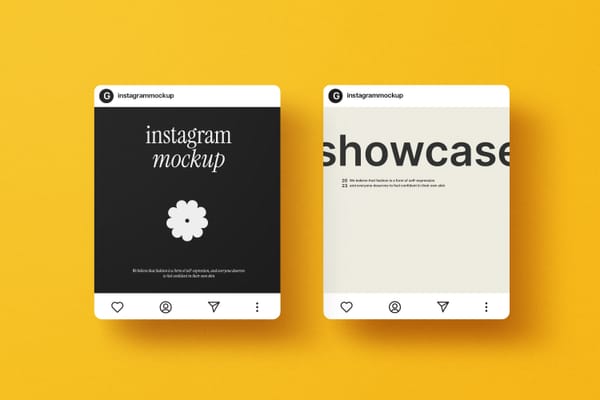 Minimal Instagram Post Mockup