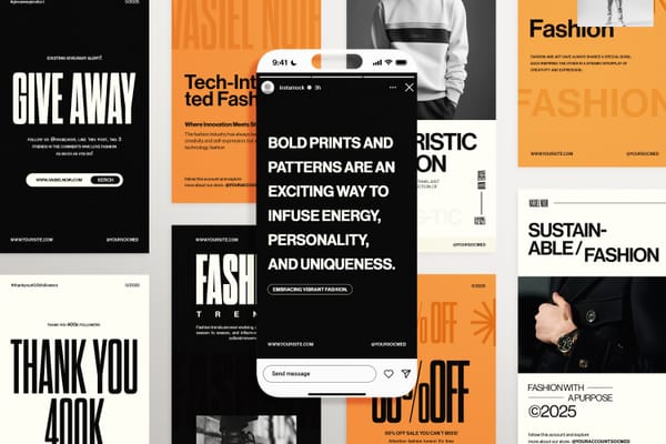 Brand Instagram Nine Story Mockup
