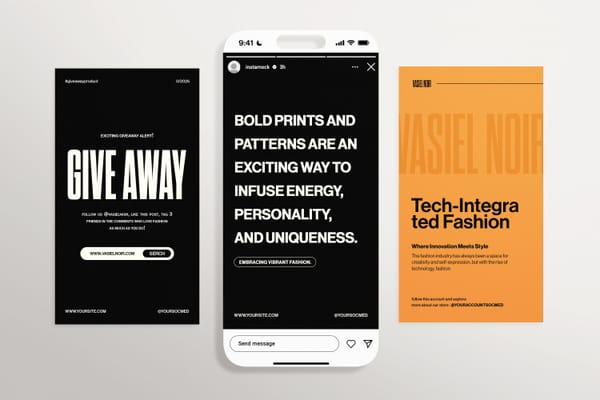 Brand Instagram UI Story Mockup