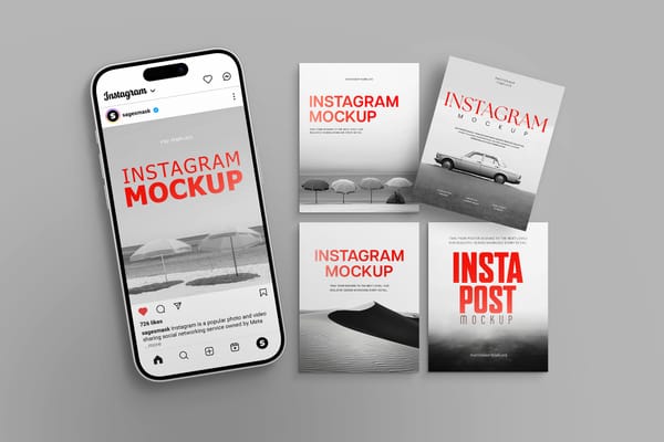 Clean Instagram Mockup