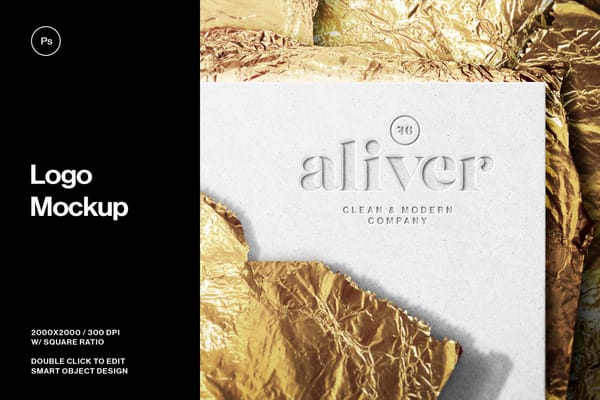 Aliver Logo Mockup