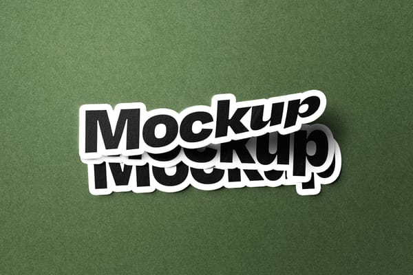 Sticker Mockup