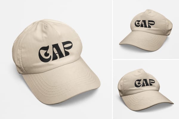 Realistic Cap Mockup Set