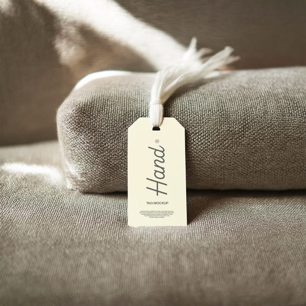 Brand Hand Tag Mockup